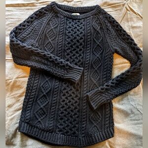 L.L.Bean Cotton Cable Fisherman Sweater XS